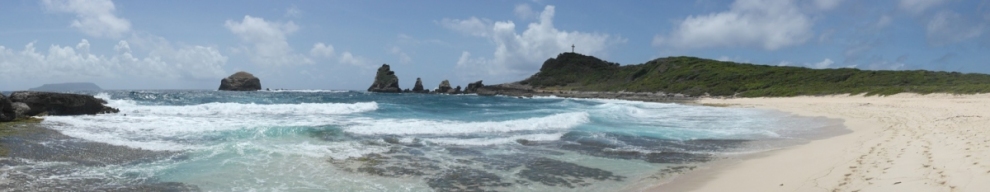 Panorama am Pointe des Chateaux auf Guadeloupe (Alexander Mirschel)  Copyright 
Infos zur Lizenz unter 'Bildquellennachweis'